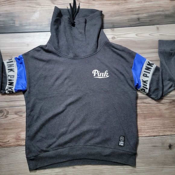 Victoria Secret Pink turtleneck hoodie - Picture 2 of 9